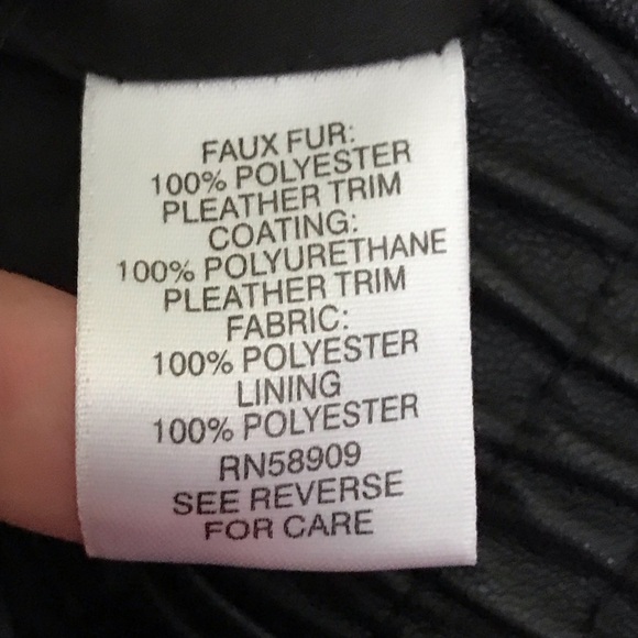 Chelsea & Violet Faux Fur Leather Women’s Vest - Picture 8 of 8